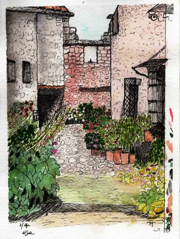 Eze France by Helen